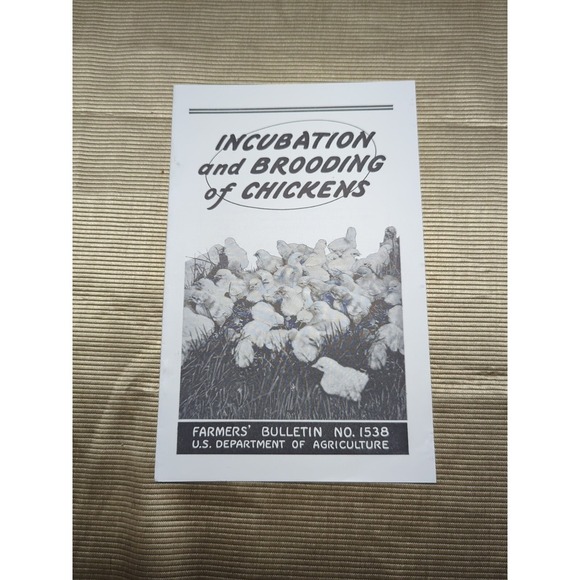 Incubation Brooding Chickens 1946 Farming US Department Agriculture Brochure - Picture 1 of 8